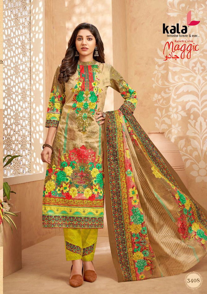 Kala Maggic 15 Karachi Cotton Regular Wear Printed Dress Material Collection